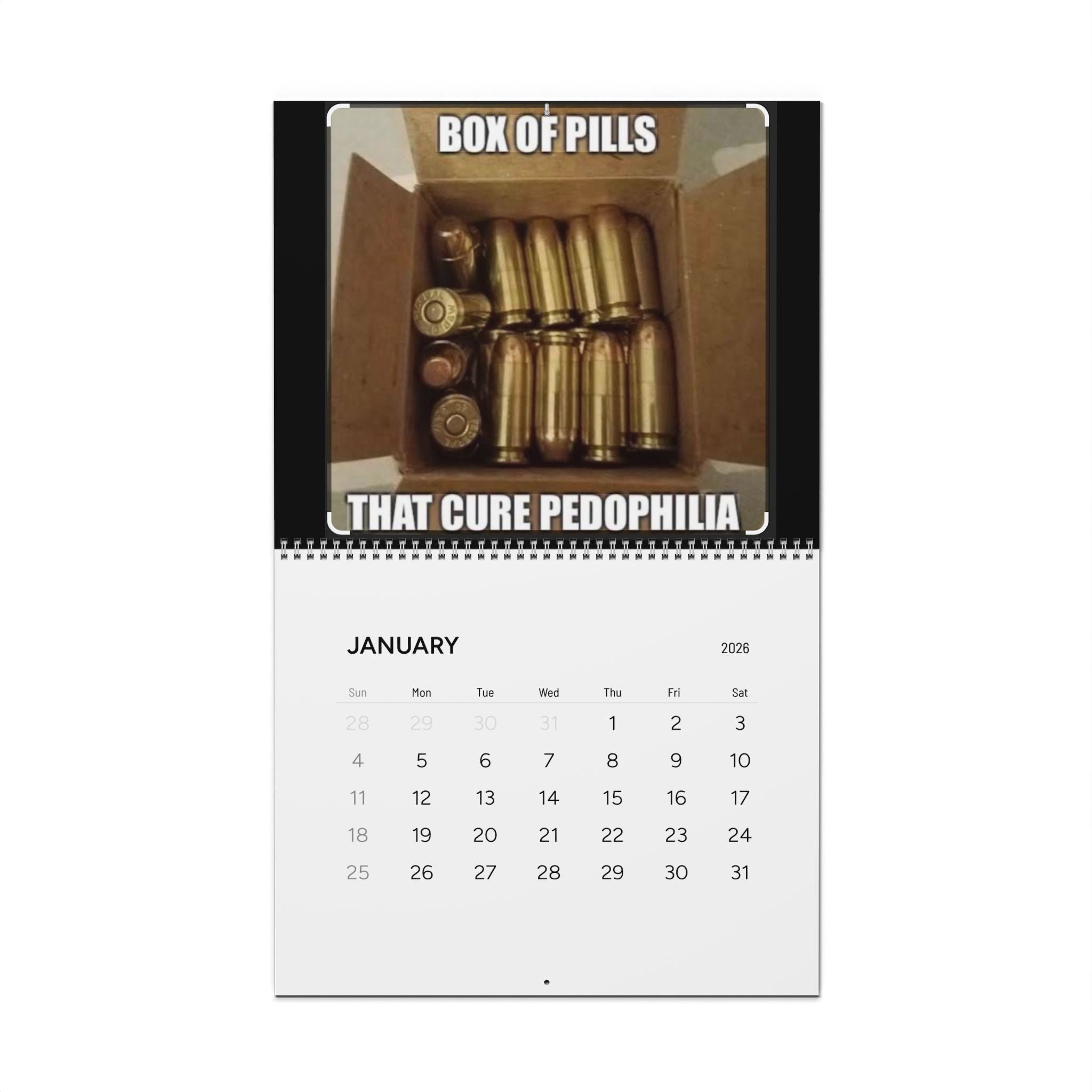 Removable Signs and Resources Wall Calendars (2026)